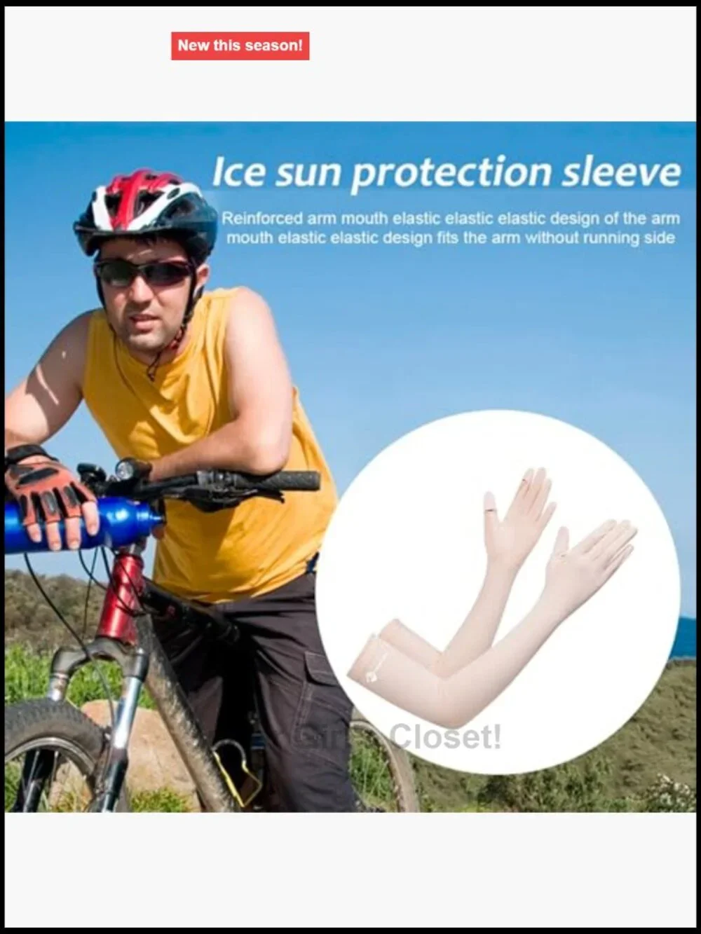 UV Protection Long Arm Driving Gloves for Women